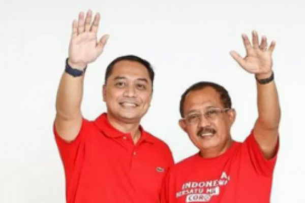 Pasangan Calon Pilkada Kota Surabaya Eri Cahyadi-Armuji 