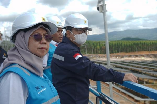 Tinjau PLTS IKN, Direktur Jenderal Ketenagalistrikan Kementerian ESDM Apresiasi PLN Nusantara Power