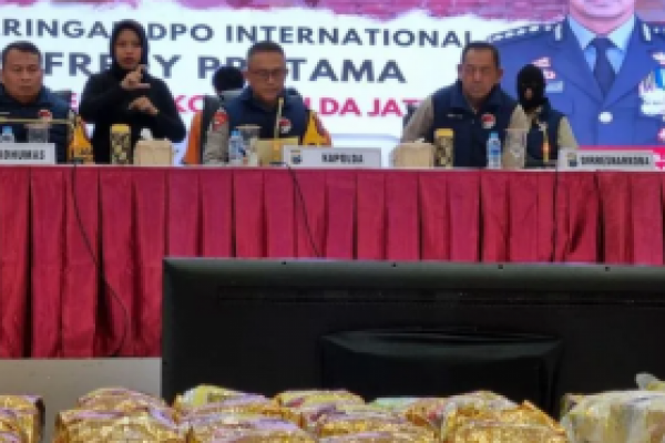 Polda Jatim Gagalkan Peredaran Sabu 88 Kilogram Jaringan Fredy Pratama