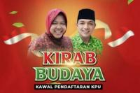 Kirab Budaya Akann Sertai Pendaftaran Risma - Gus Hans Ke Kantor KPU Jawa Timur
