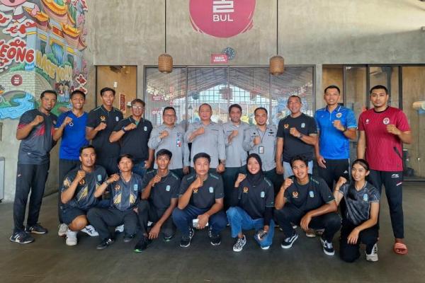 BPBD Jatim Dukung Tim Voli Pantai Jatim Berprestasi di Ajang PON XXI Aceh - Sumut