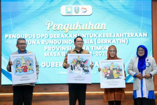 Pj. Gubernur Jatim Harap Gerkatin Jadi Jembatan Pemenuhan Kebutuhan Kaum Tuna Rungu