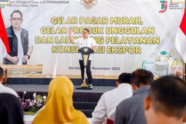 Pj Gubernur Jatim Resmikan Layanan Konsultasi Ekspor Disperindag 