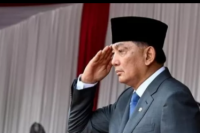Menteri Pertahanan (Menhan) Letnan Jenderal Tentara Nasional Indonesia Purnawirawan (Letjen TNI Purn) Sjafrie Sjamsoeddin